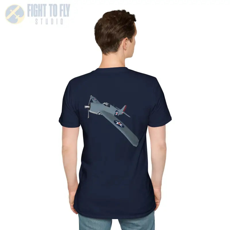 F4F – First in the Fight Shirt - T-Shirt - Pilot gifts - WWII warbird t-shirt