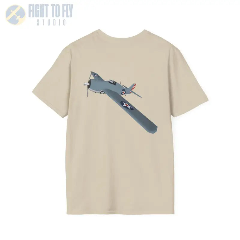 F4F – First in the Fight Shirt - T-Shirt - Pilot gifts - WWII warbird t-shirt