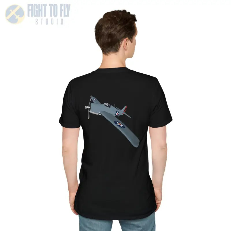 F4F – First in the Fight Shirt - T-Shirt - Pilot gifts - WWII warbird t-shirt