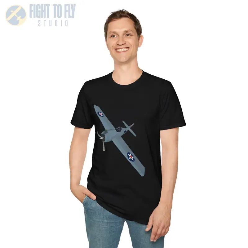 F4F – First in the Fight Shirt - T-Shirt - Pilot gifts - WWII warbird t-shirt