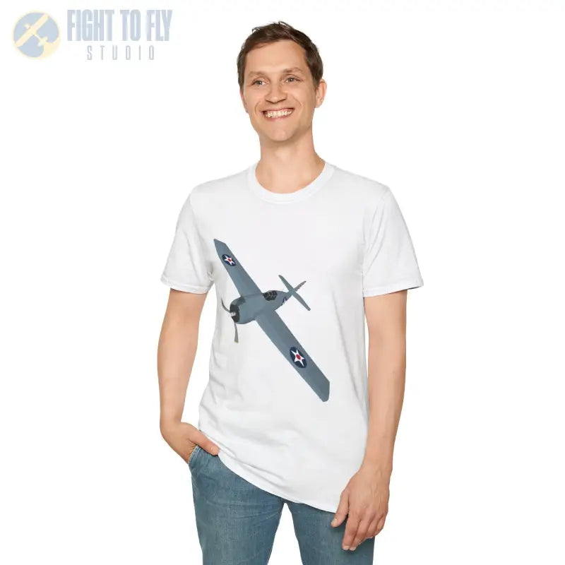 F4F – First in the Fight Shirt - T-Shirt - Pilot gifts - WWII warbird t-shirt