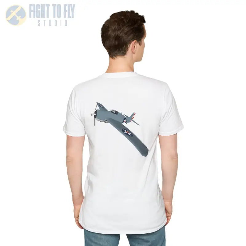 F4F – First in the Fight Shirt - T-Shirt - Pilot gifts - WWII warbird t-shirt