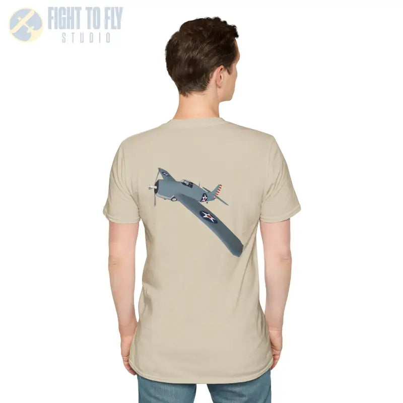 F4F – First in the Fight Shirt - T-Shirt - Pilot gifts - WWII warbird t-shirt