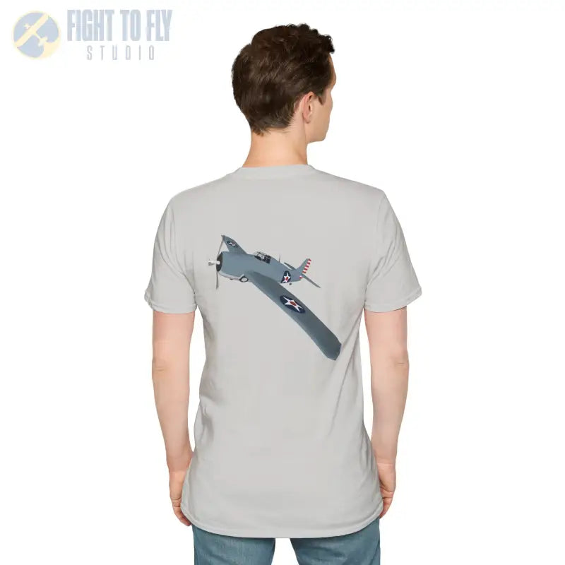 F4F – First in the Fight Shirt - T-Shirt - Pilot gifts - WWII warbird t-shirt