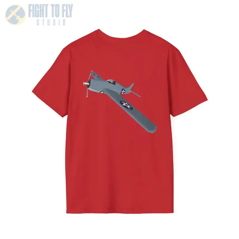 F4F – First in the Fight Shirt - T-Shirt - Pilot gifts - WWII warbird t-shirt