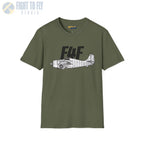 F4F Wildcat Side Profile T-Shirt - Pilot gifts - WWII warbird t-shirt