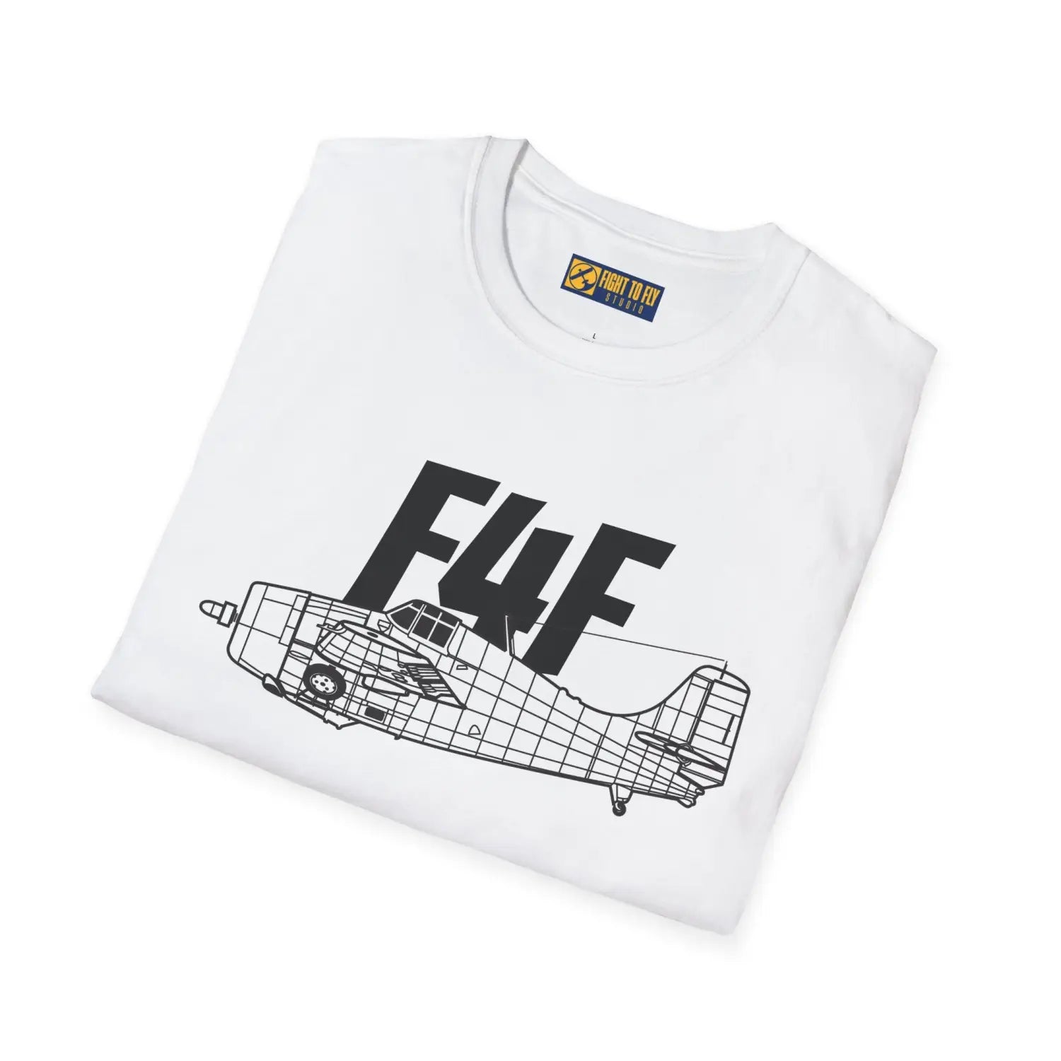 F4F Wildcat Side Profile T-Shirt - Pilot gifts - WWII warbird t-shirt