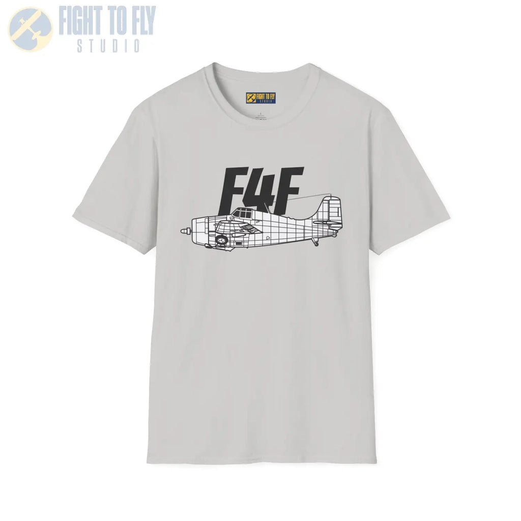 F4F Wildcat Side Profile T-Shirt - Pilot gifts - WWII warbird t-shirt