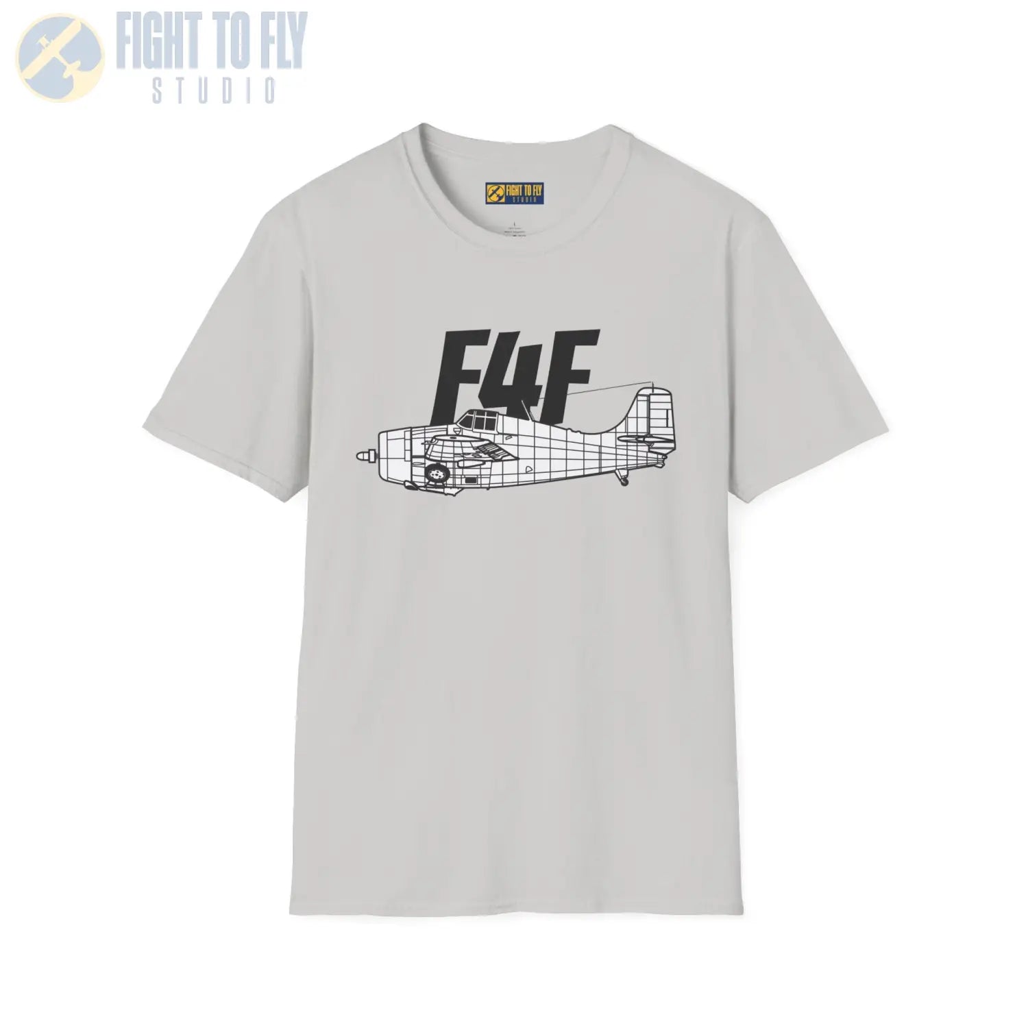 F4F Wildcat Side Profile T-Shirt - Pilot gifts - WWII warbird t-shirt