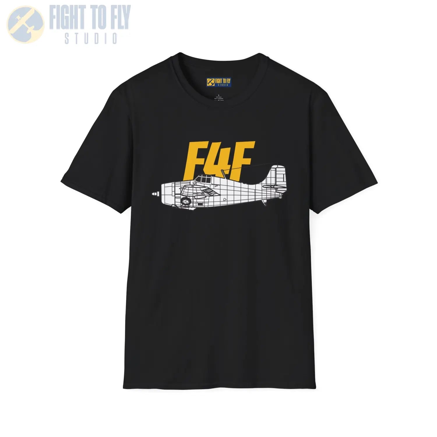 F4F Wildcat Side Profile T-Shirt - Pilot gifts - WWII warbird t-shirt
