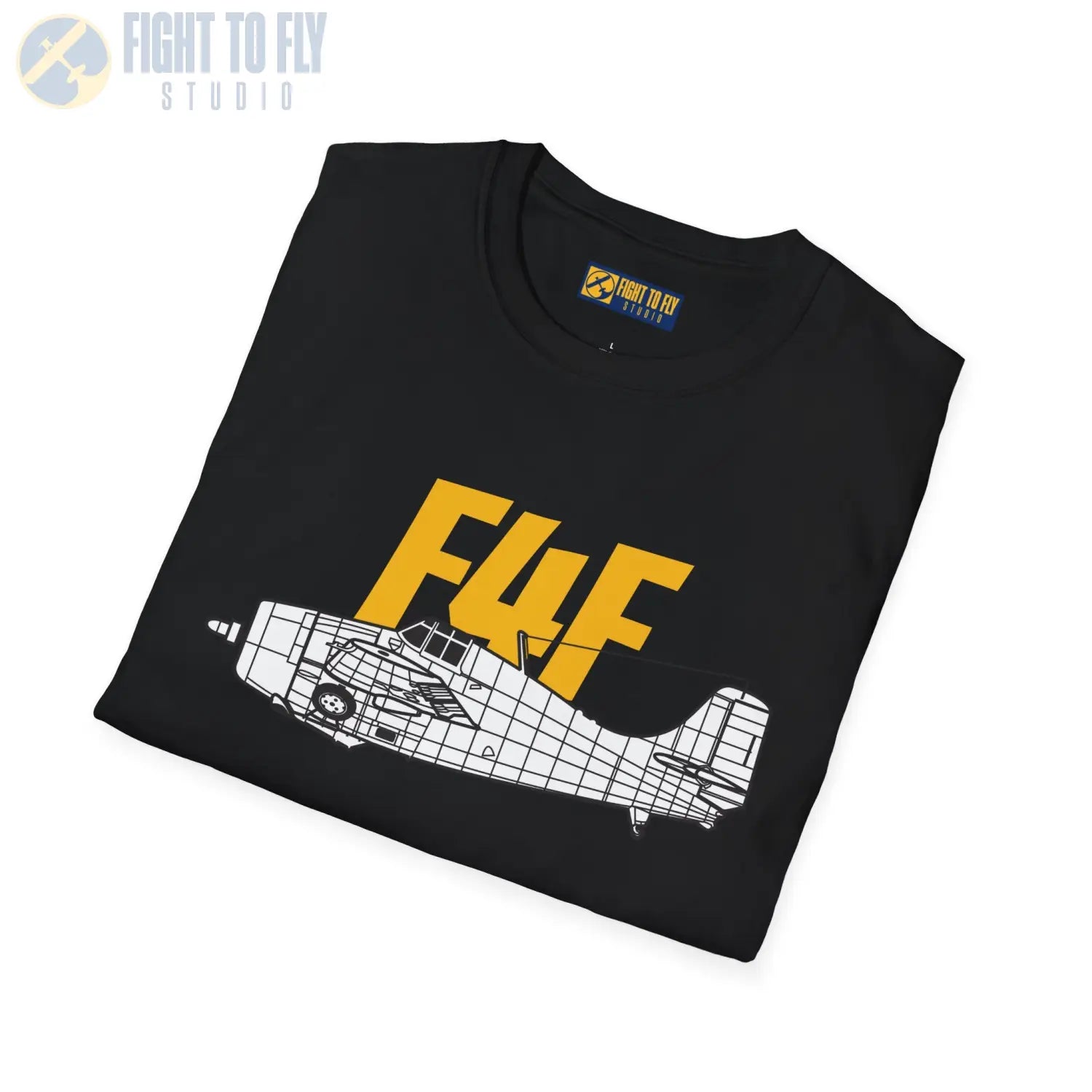F4F Wildcat Side Profile T-Shirt - Pilot gifts - WWII warbird t-shirt