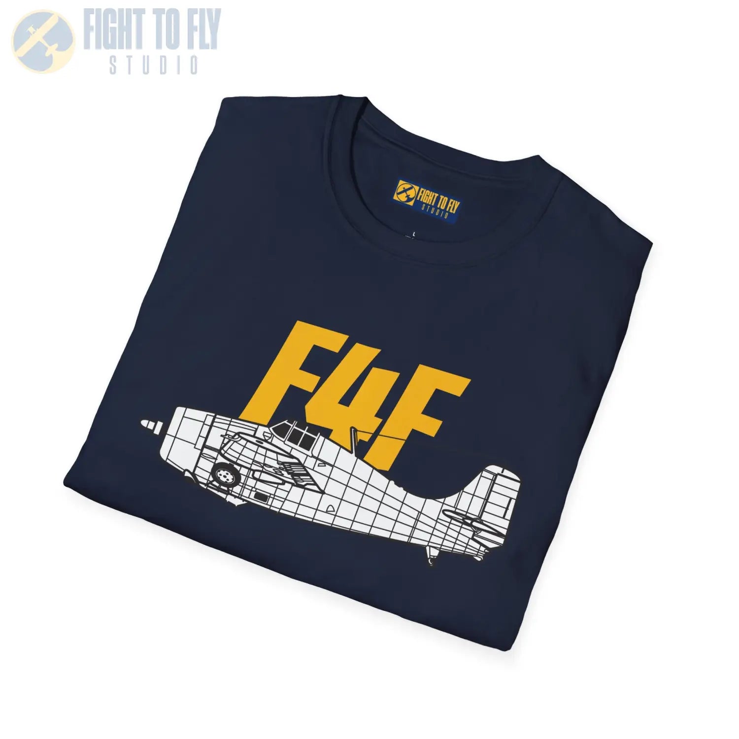 F4F Wildcat Side Profile T-Shirt - Pilot gifts - WWII warbird t-shirt