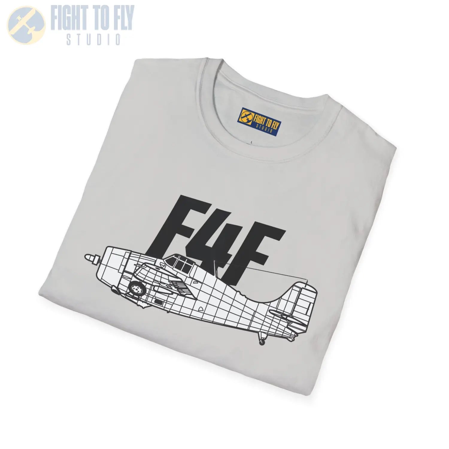 F4F Wildcat Side Profile T-Shirt - Pilot gifts - WWII warbird t-shirt