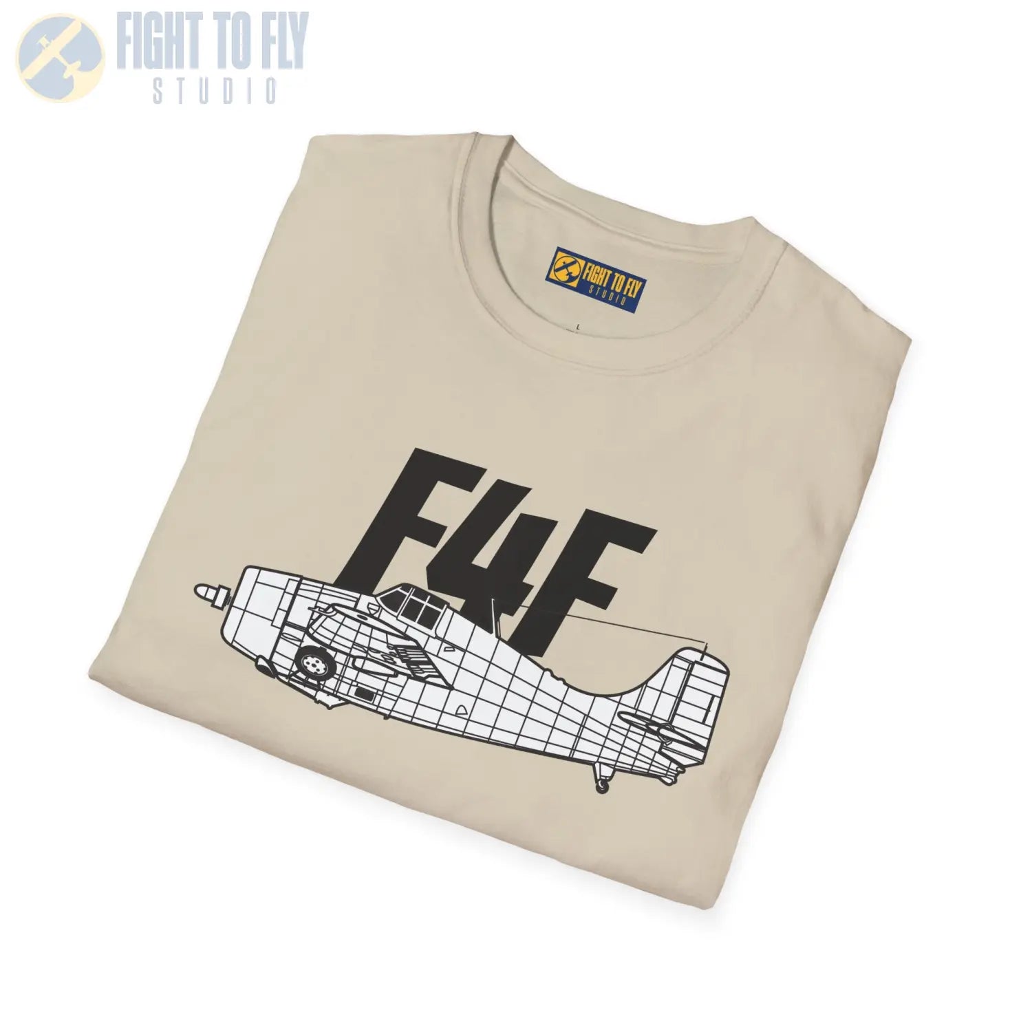 F4F Wildcat Side Profile T-Shirt - Pilot gifts - WWII warbird t-shirt