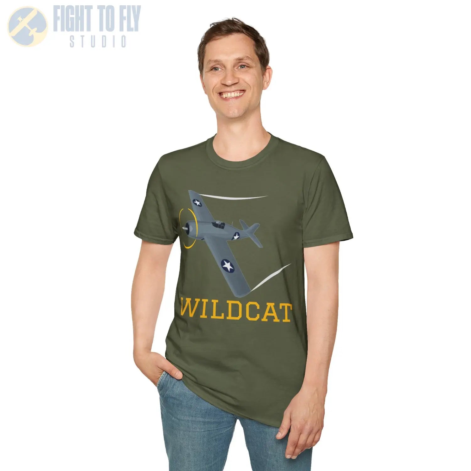 F4F Wildcat Premium T-Shirt - Pilot gifts - WWII warbird t-shirt