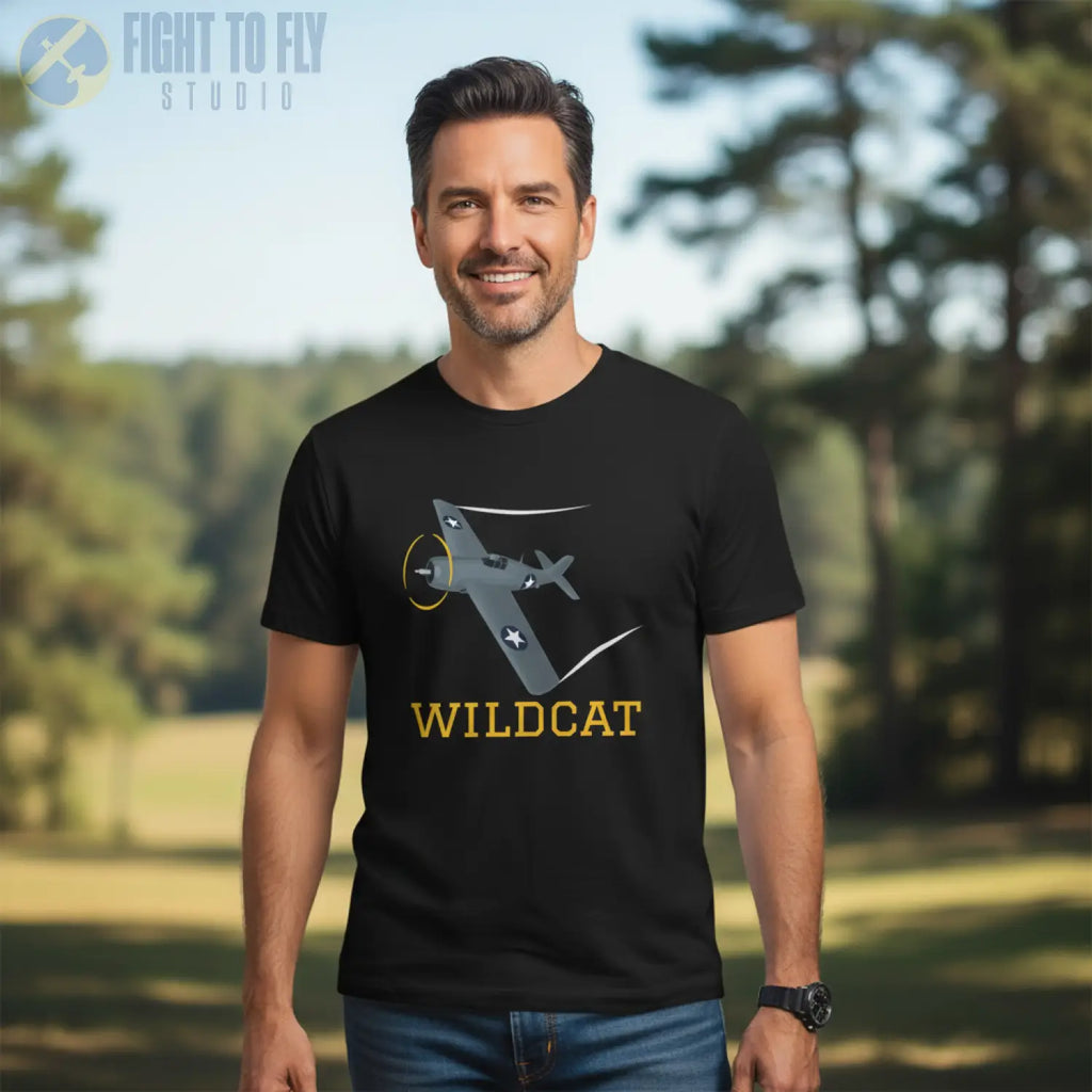 F4F Wildcat Premium T-Shirt - Pilot gifts - WWII warbird t-shirt