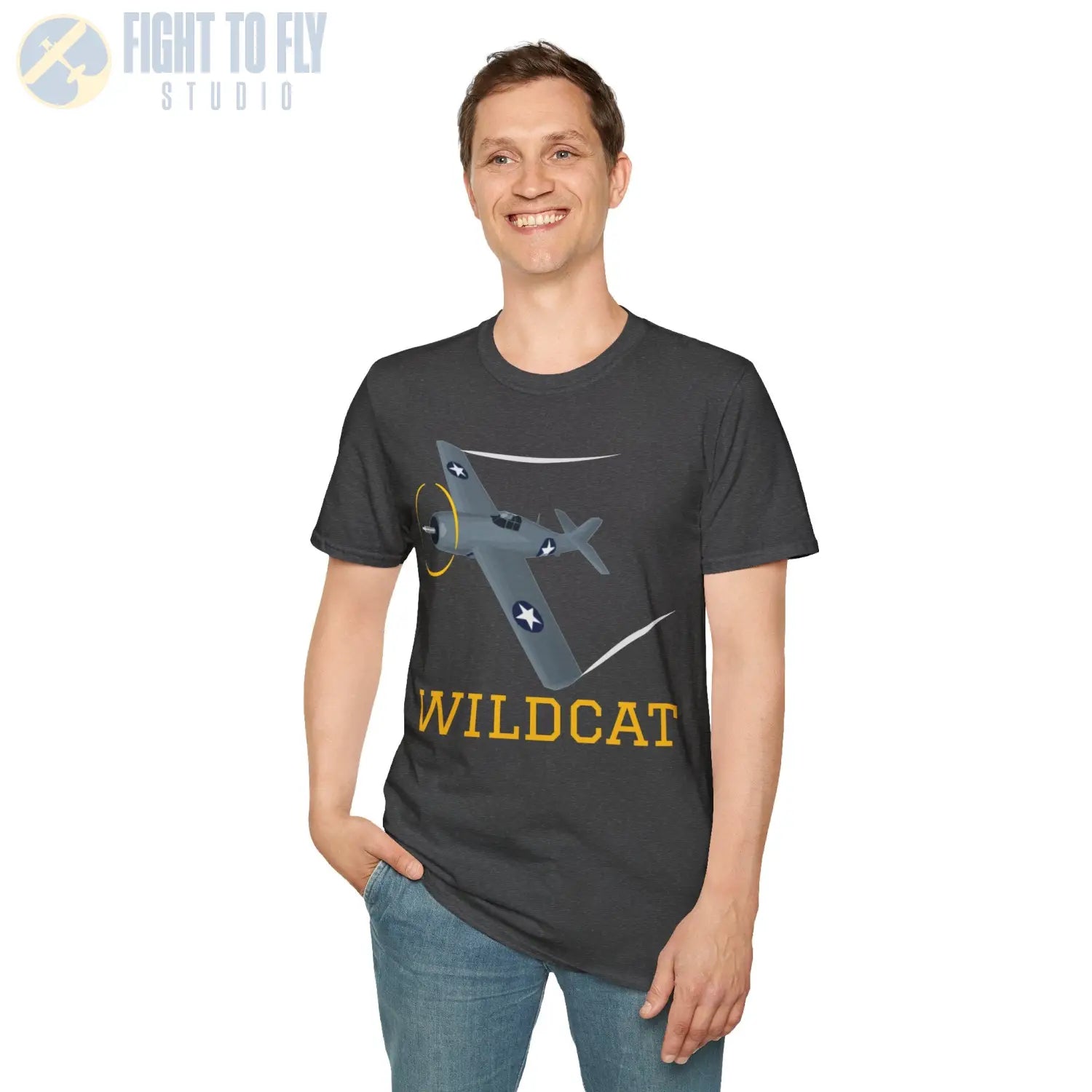F4F Wildcat Premium T-Shirt - Pilot gifts - WWII warbird t-shirt