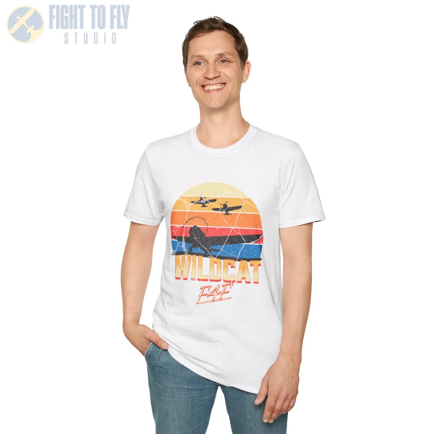 F4F Wildcat Premium T-Shirt - Pilot gifts - WWII warbird t-shirt