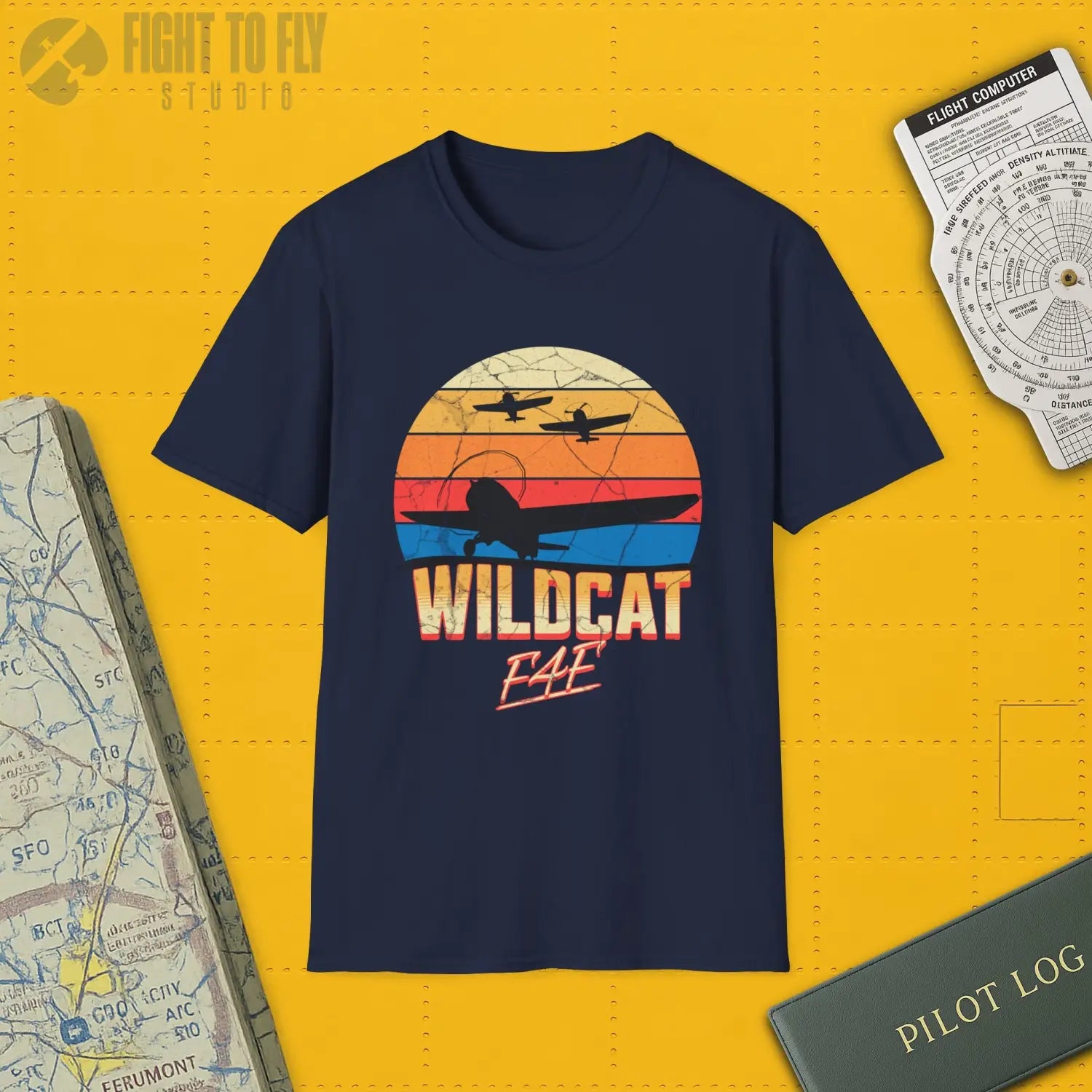 F4F Wildcat Premium T-Shirt - Pilot gifts - WWII warbird t-shirt