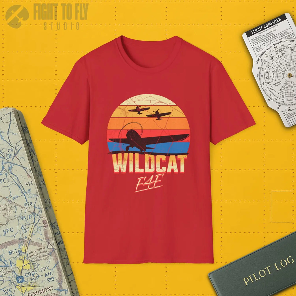 F4F Wildcat Premium T-Shirt - Pilot gifts - WWII warbird t-shirt