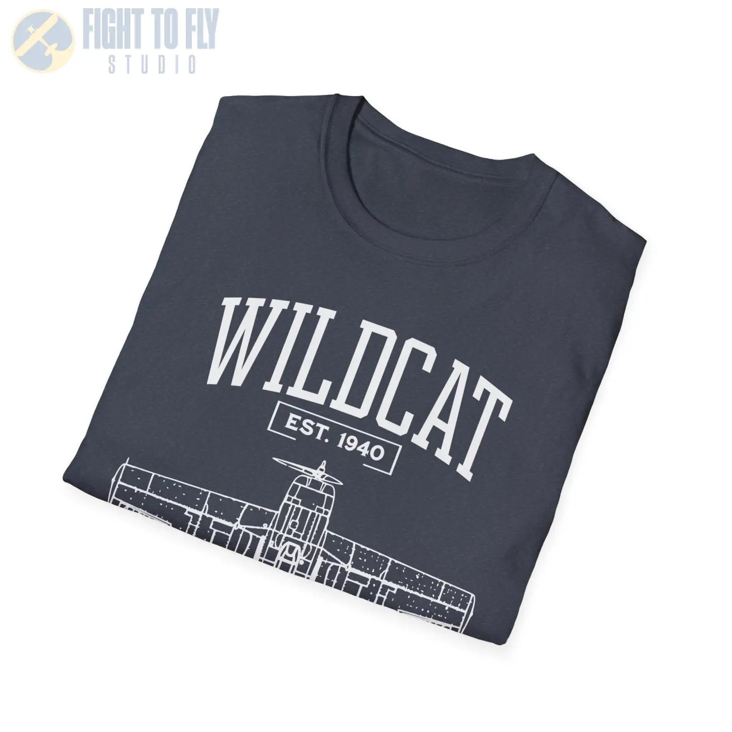 F4F Wildcat - T-Shirt - Pilot gifts - WWII warbird t-shirt