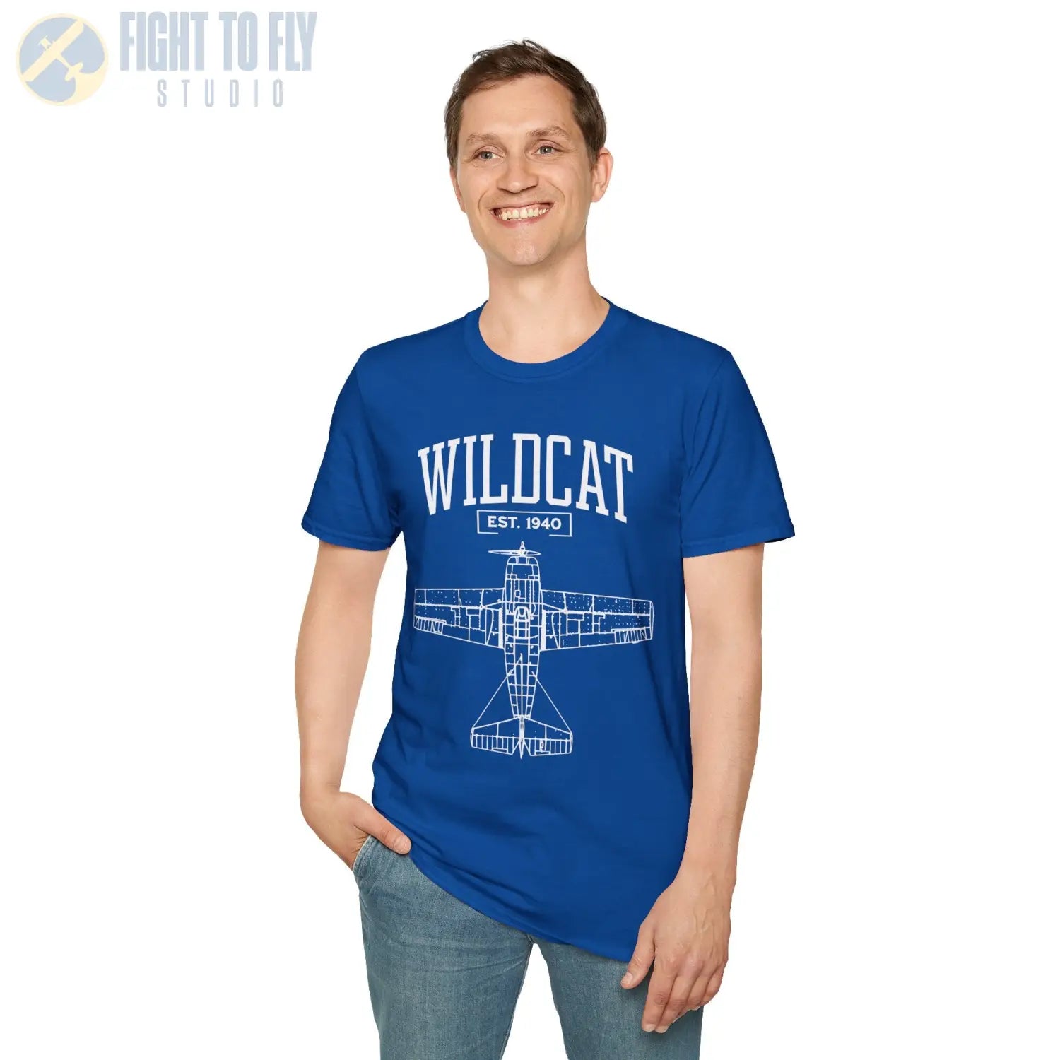 F4F Wildcat - T-Shirt - Pilot gifts - WWII warbird t-shirt
