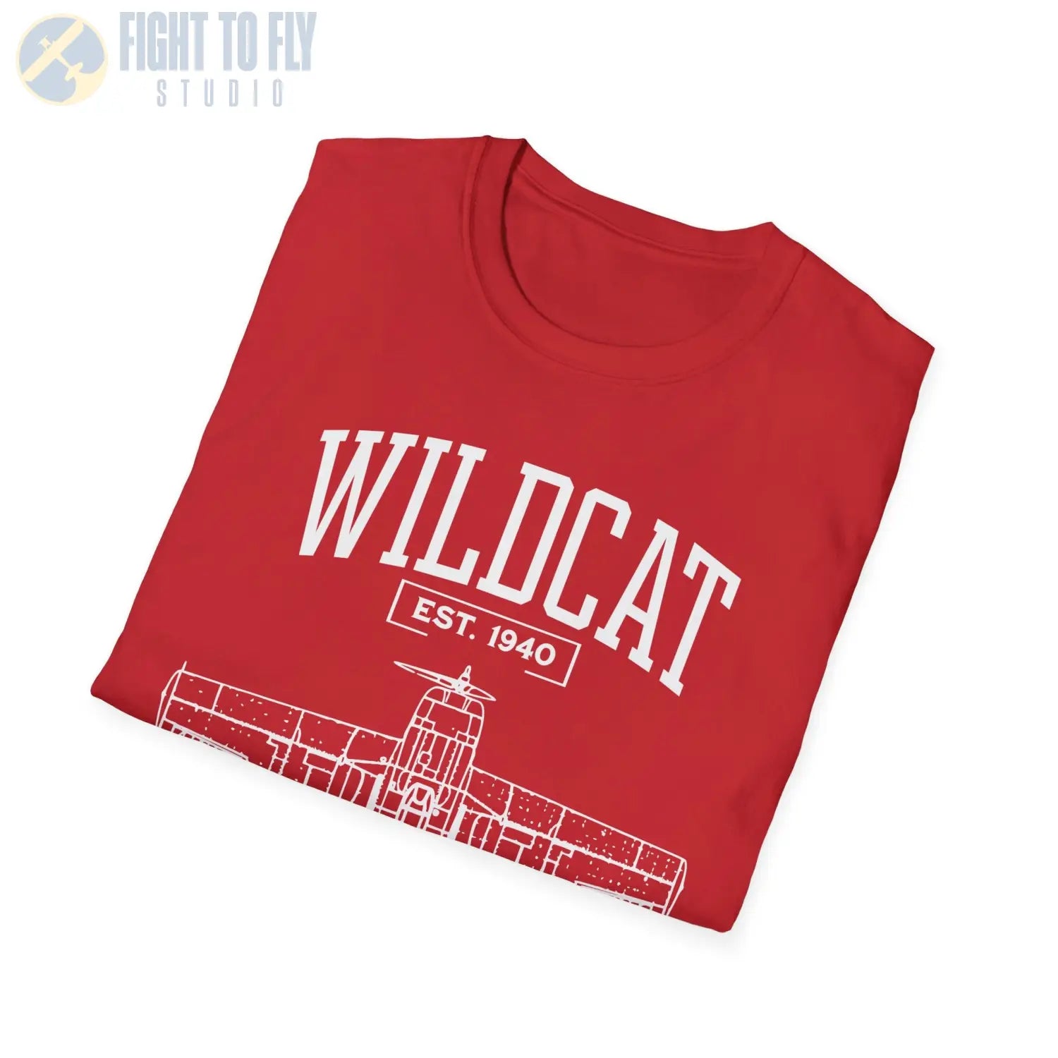 F4F Wildcat - T-Shirt - Pilot gifts - WWII warbird t-shirt