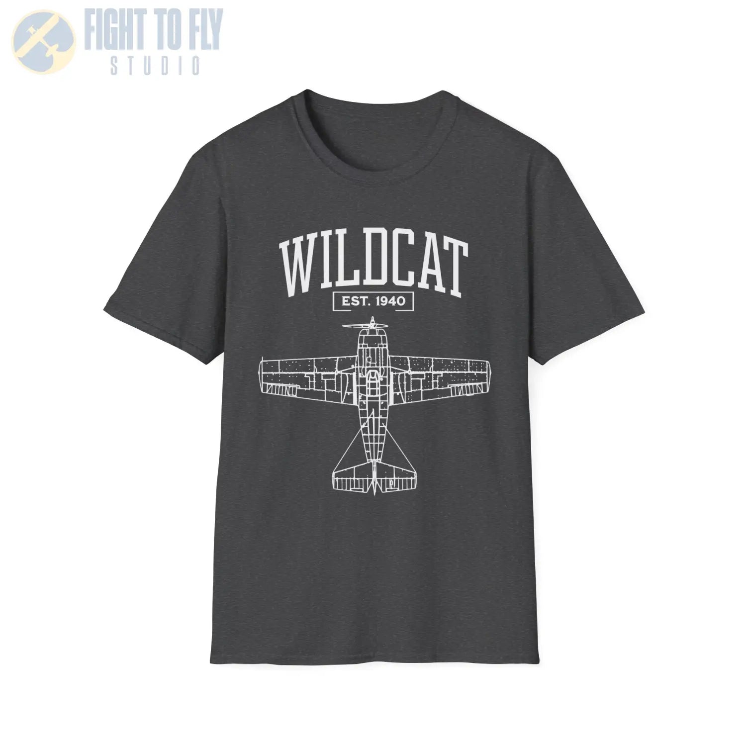 F4F Wildcat - T-Shirt - Pilot gifts - WWII warbird t-shirt