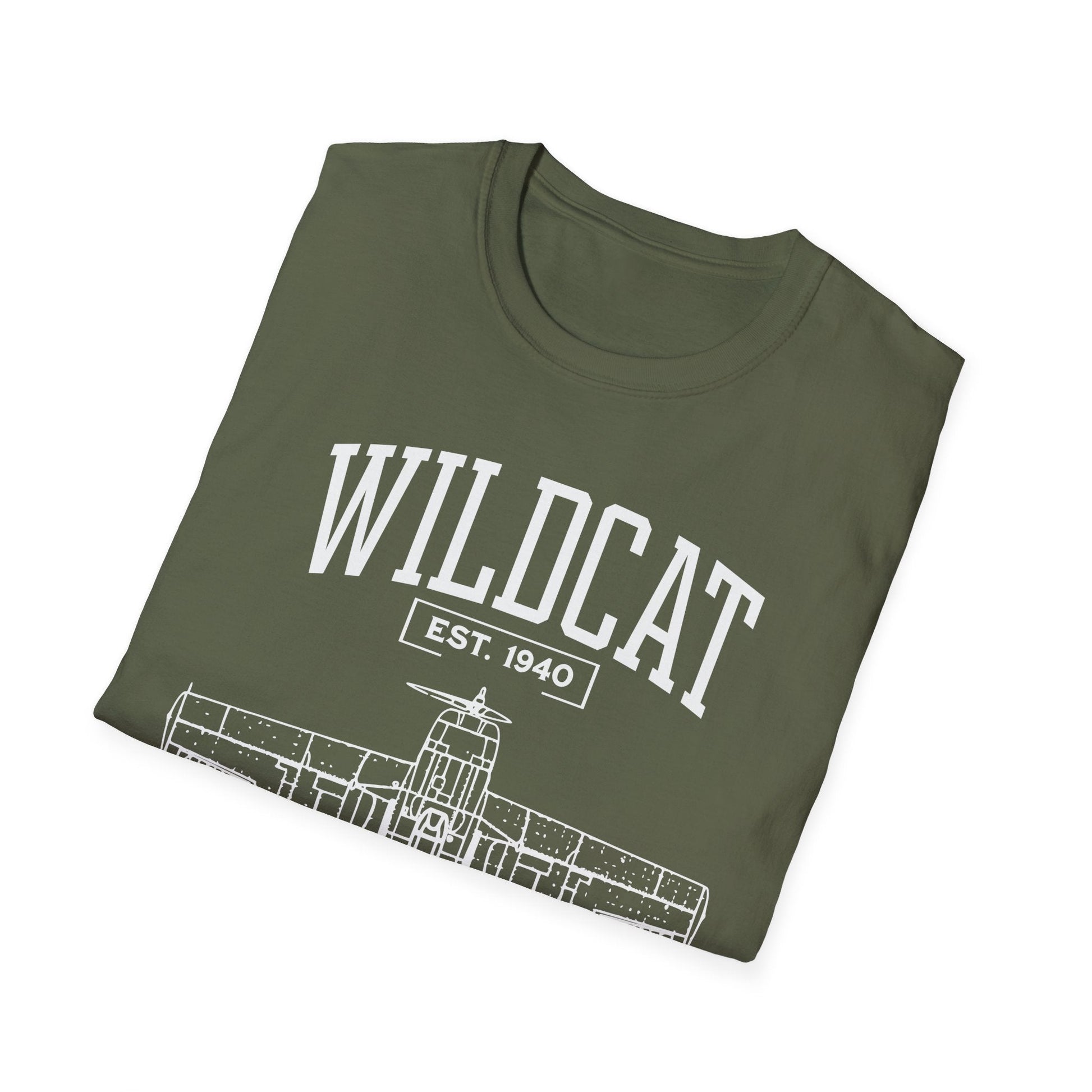 F4F Wildcat Premium WWII T Shirt Pilot gifts warbird t shirt