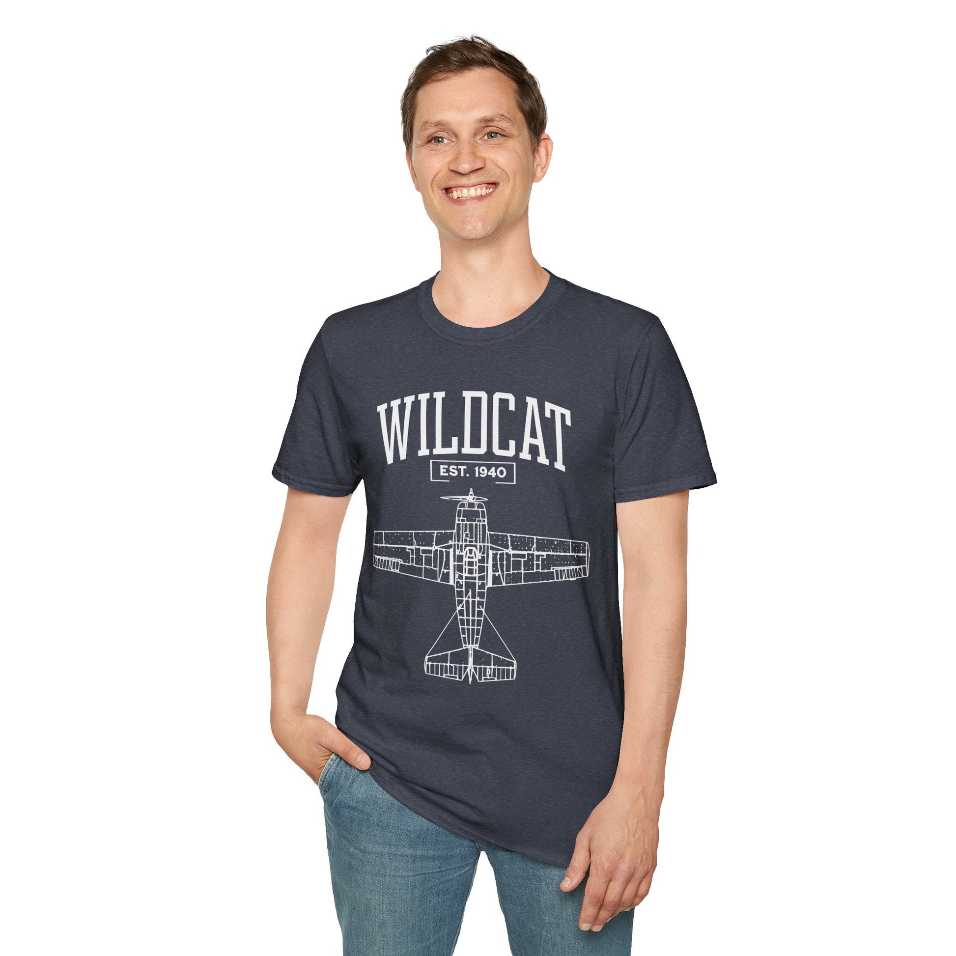 F4F Wildcat Premium WWII T Shirt Pilot gifts warbird t shirt