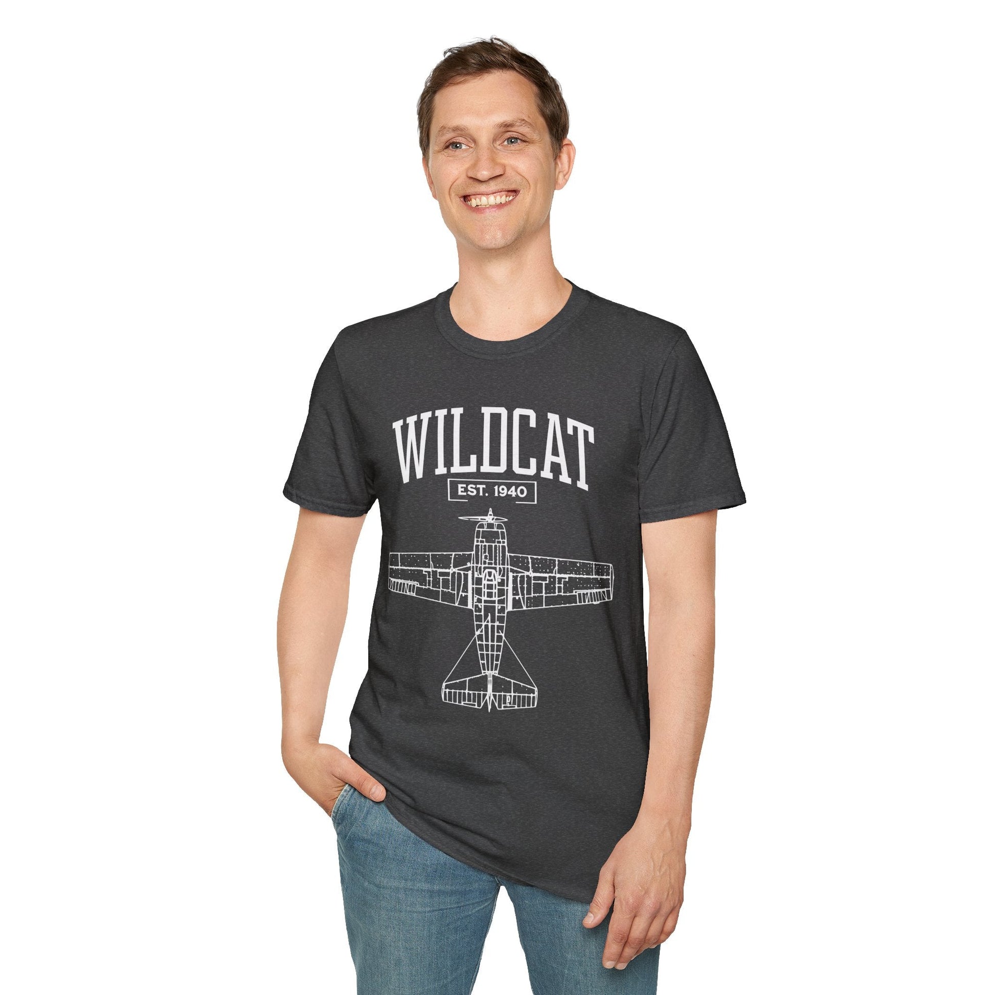 F4F Wildcat Premium WWII T Shirt Pilot gifts warbird t shirt