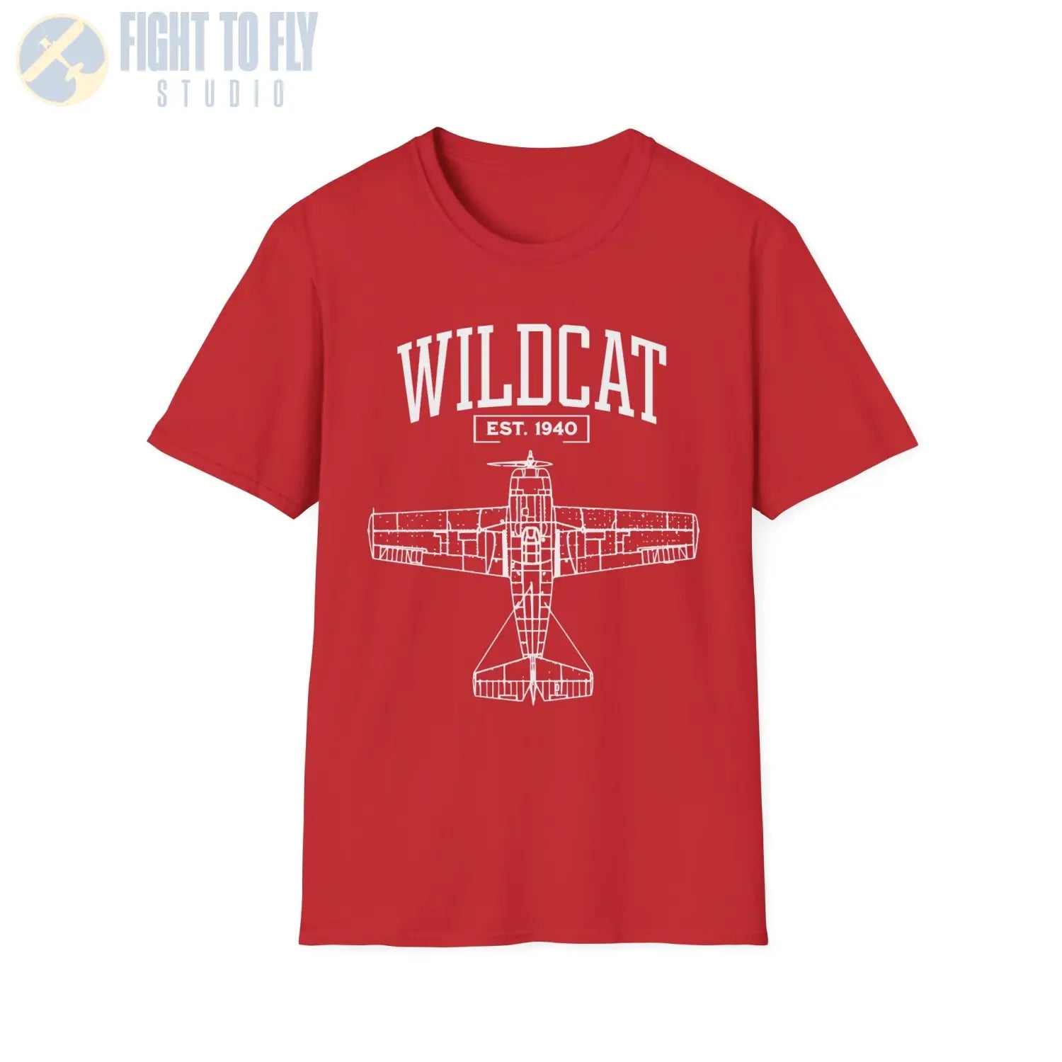 F4F Wildcat - T-Shirt - Pilot gifts - WWII warbird t-shirt