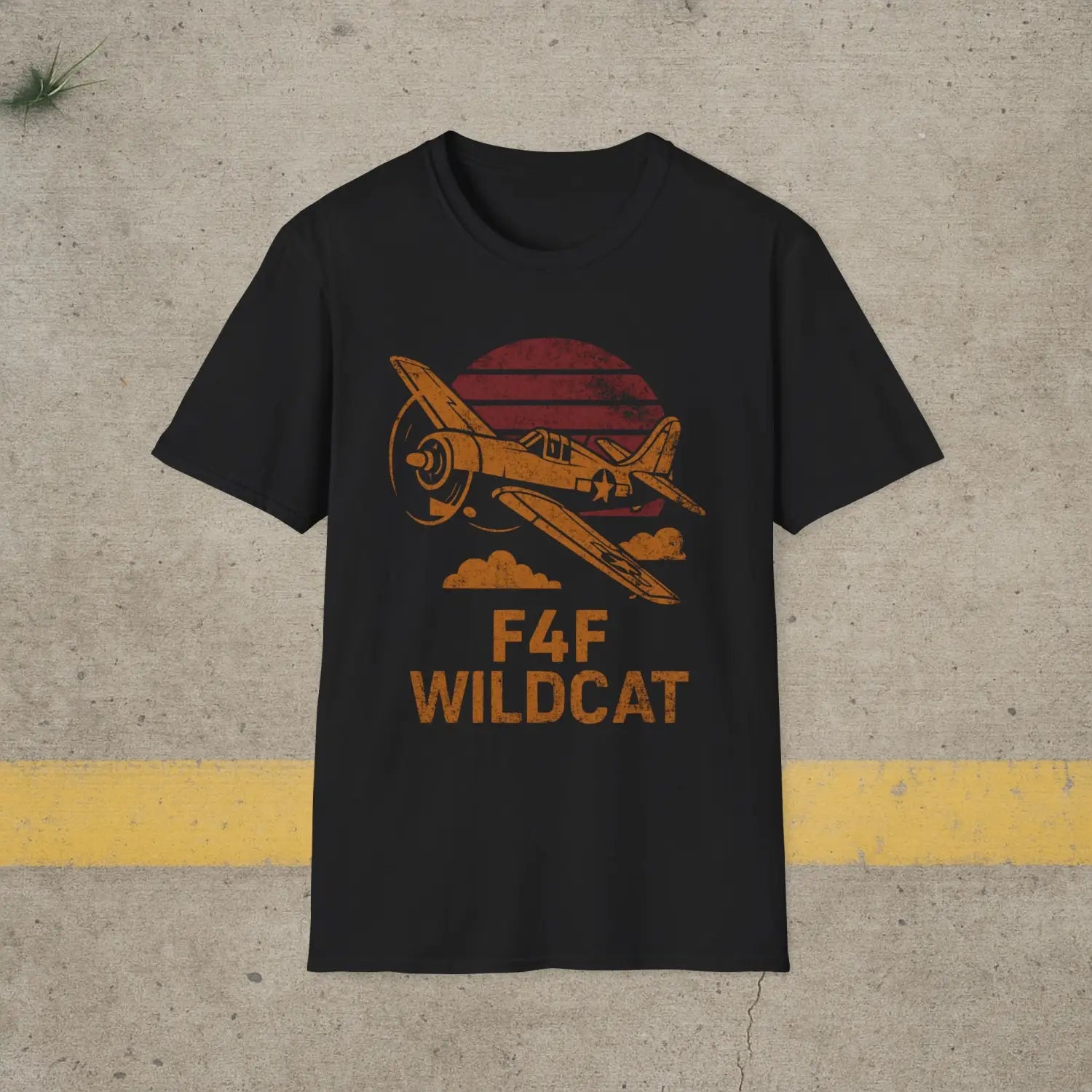 F4F Wildcat “Retro Heritage” WWII T-Shirt - Pilot gifts - warbird t-shirt