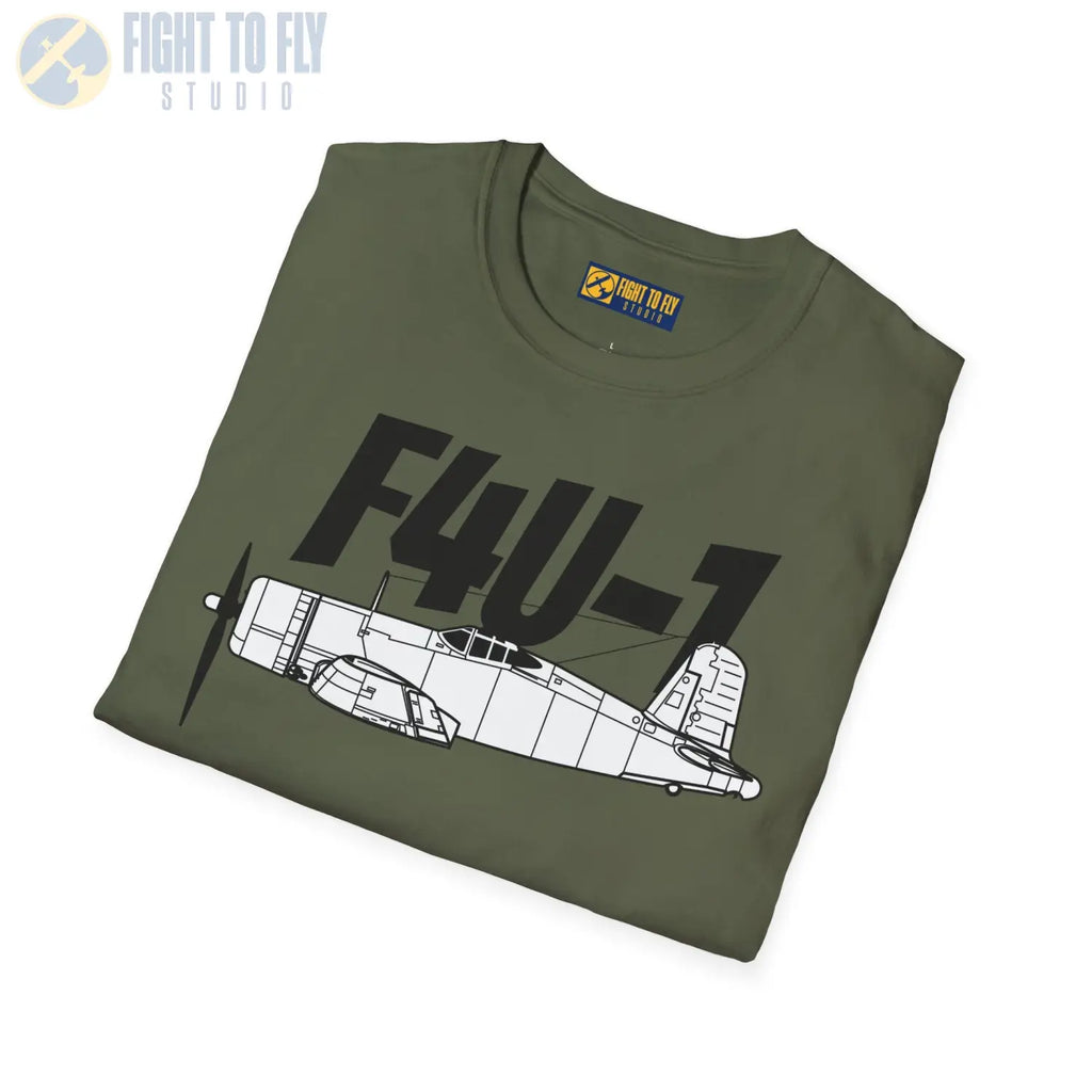 F4U-1 Corsair T-Shirt - Pilot gifts - WWII warbird t-shirt