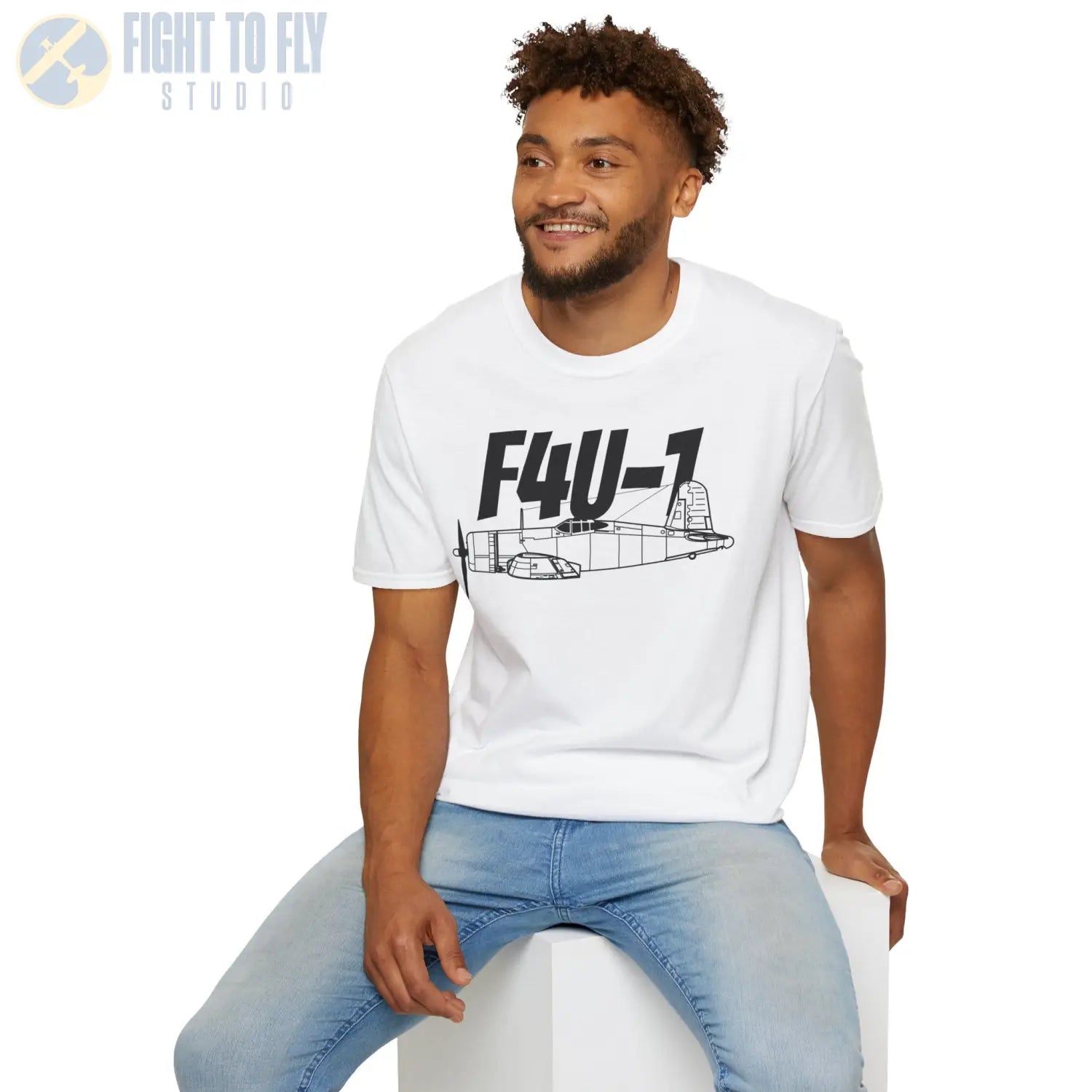 F4U-1 Corsair T-Shirt - Pilot gifts - WWII warbird t-shirt
