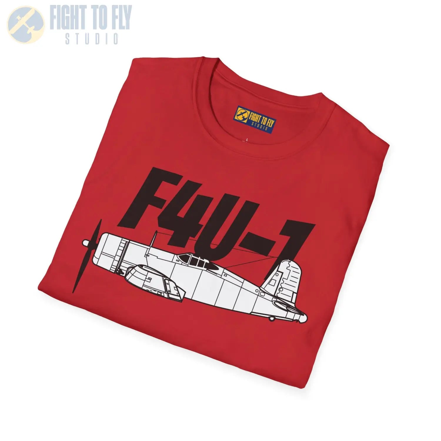 F4U-1 Corsair T-Shirt - Pilot gifts - WWII warbird t-shirt