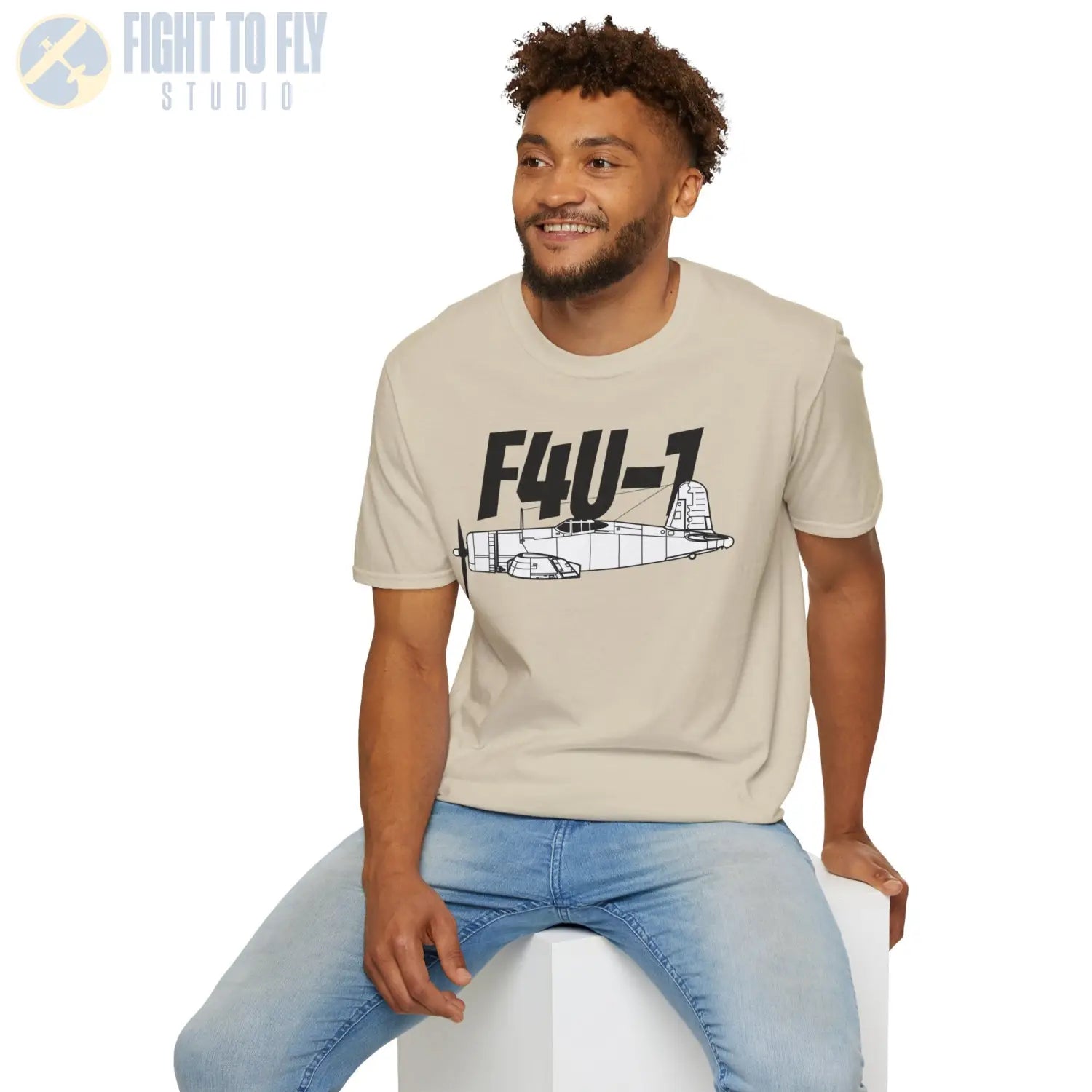 F4U-1 Corsair T-Shirt - Pilot gifts - WWII warbird t-shirt