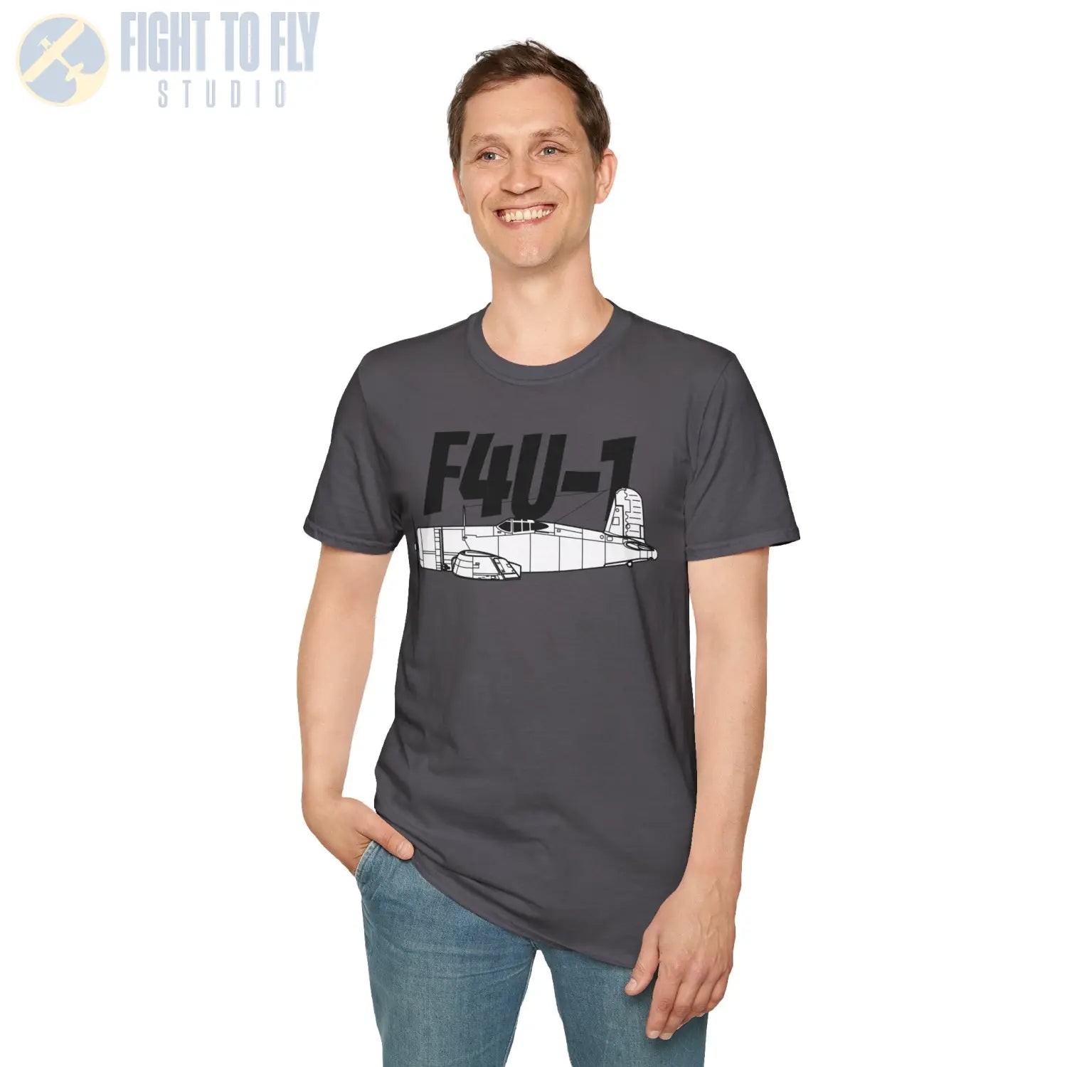 F4U-1 Corsair T-Shirt - Pilot gifts - WWII warbird t-shirt