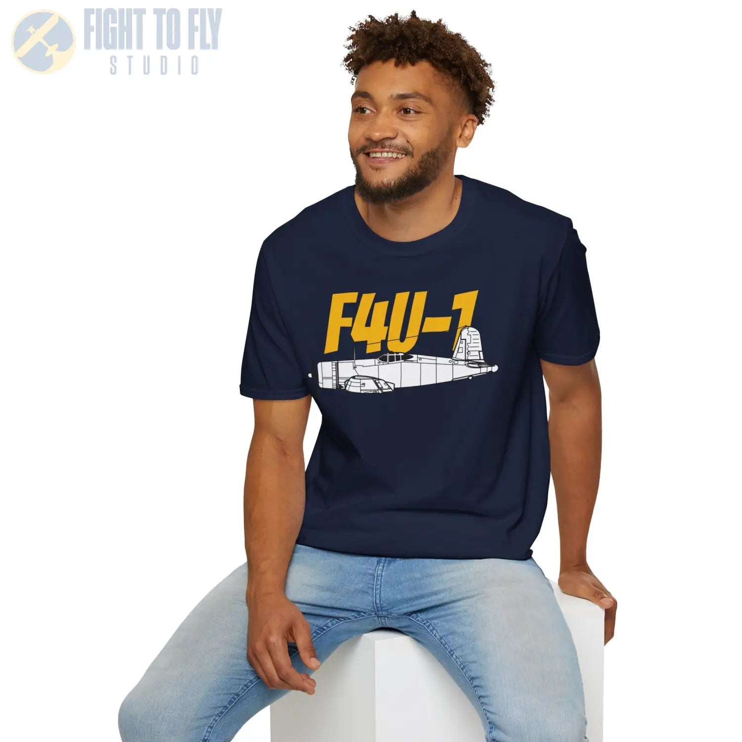 F4U-1 Corsair T-Shirt - Pilot gifts - WWII warbird t-shirt