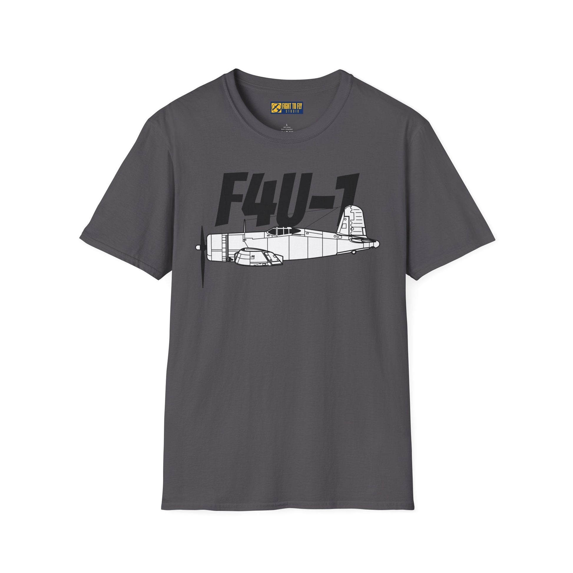 F4U-1 T-Shirt – WWII Naval Fighter Aircraft Tee - Pilot gifts - warbird t-shirt