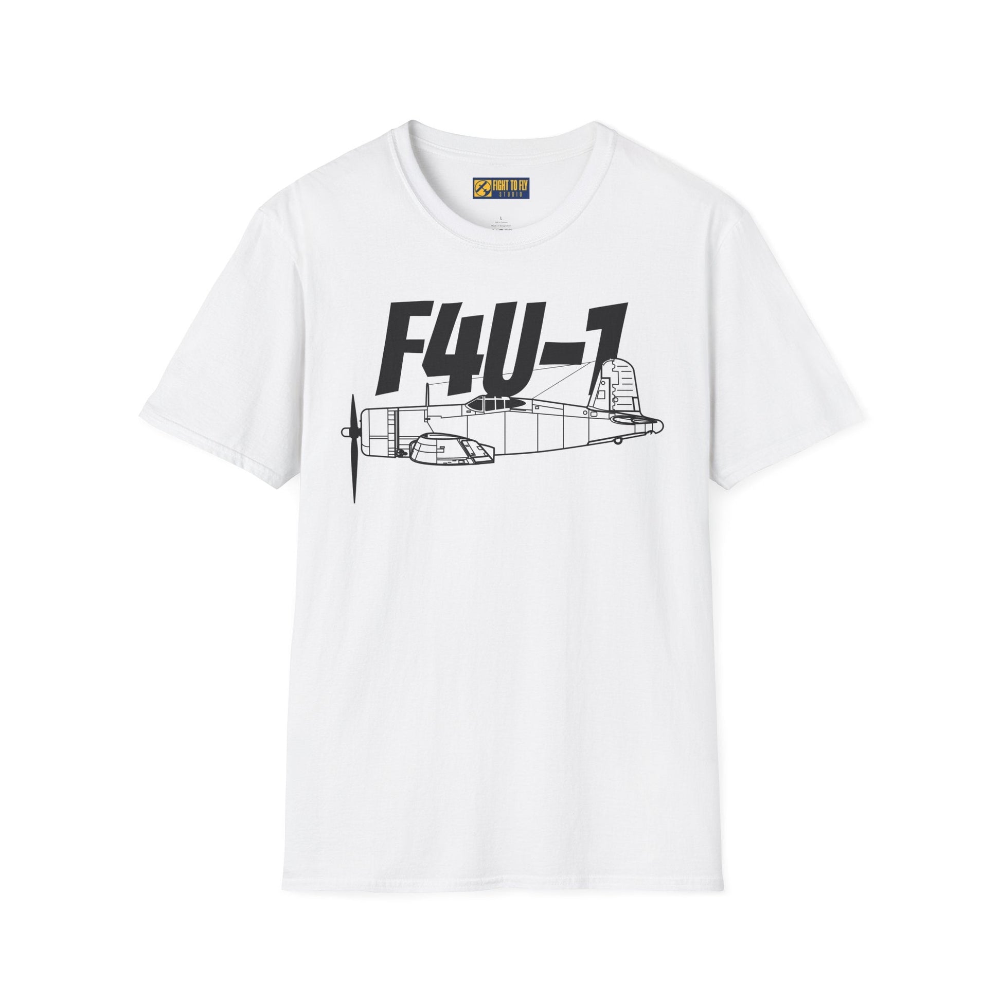 F4U-1 T-Shirt – WWII Naval Fighter Aircraft Tee - Pilot gifts - warbird t-shirt