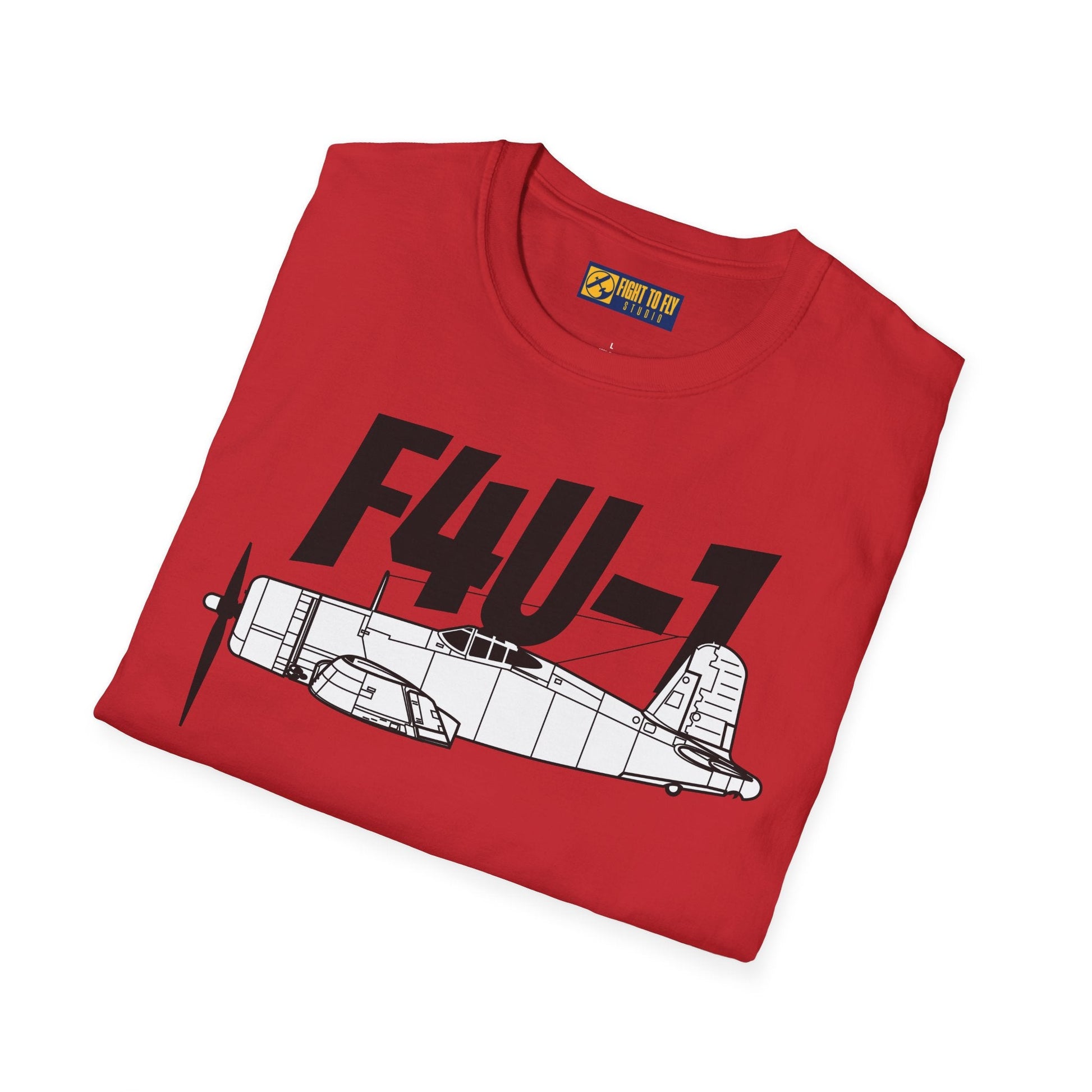 F4U-1 T-Shirt – WWII Naval Fighter Aircraft Tee - Pilot gifts - warbird t-shirt