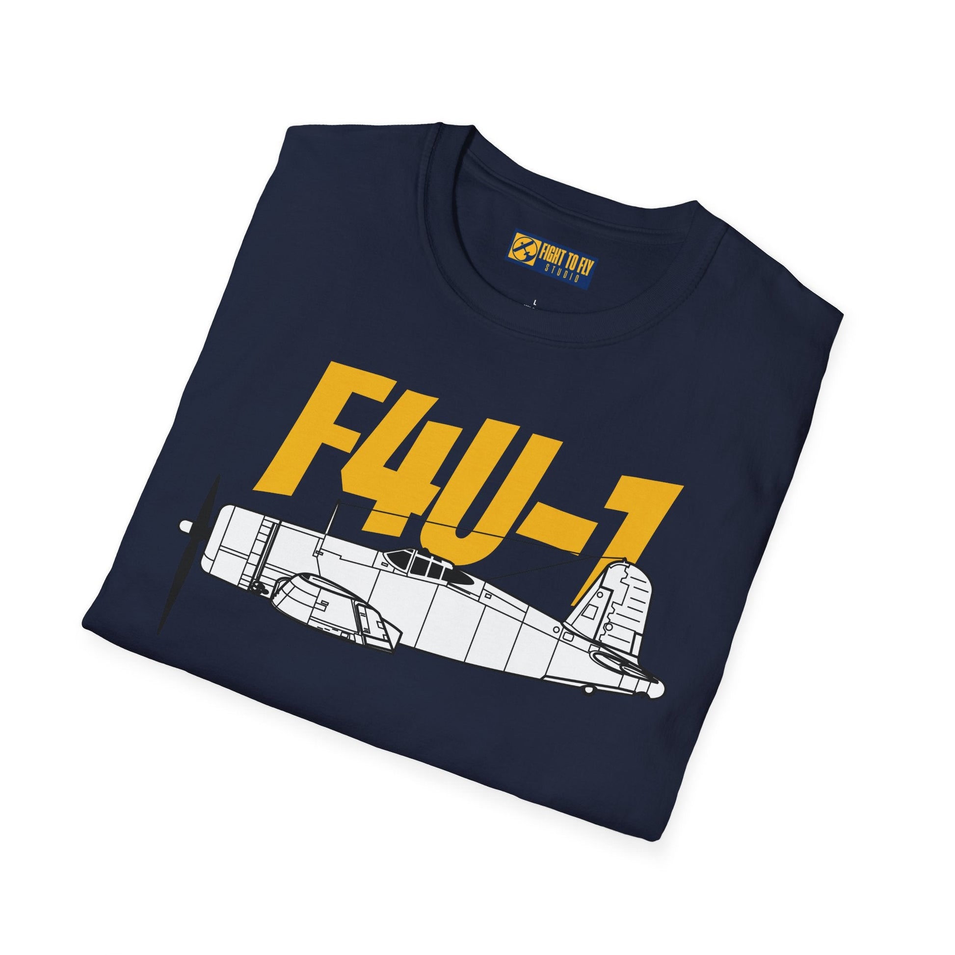 F4U-1 T-Shirt – WWII Naval Fighter Aircraft Tee - Pilot gifts - warbird t-shirt