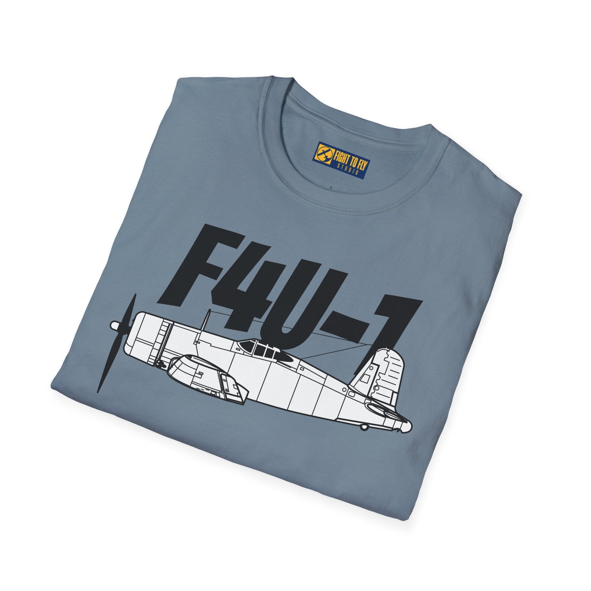 F4U-1 T-Shirt – WWII Naval Fighter Aircraft Tee - Pilot gifts - warbird t-shirt