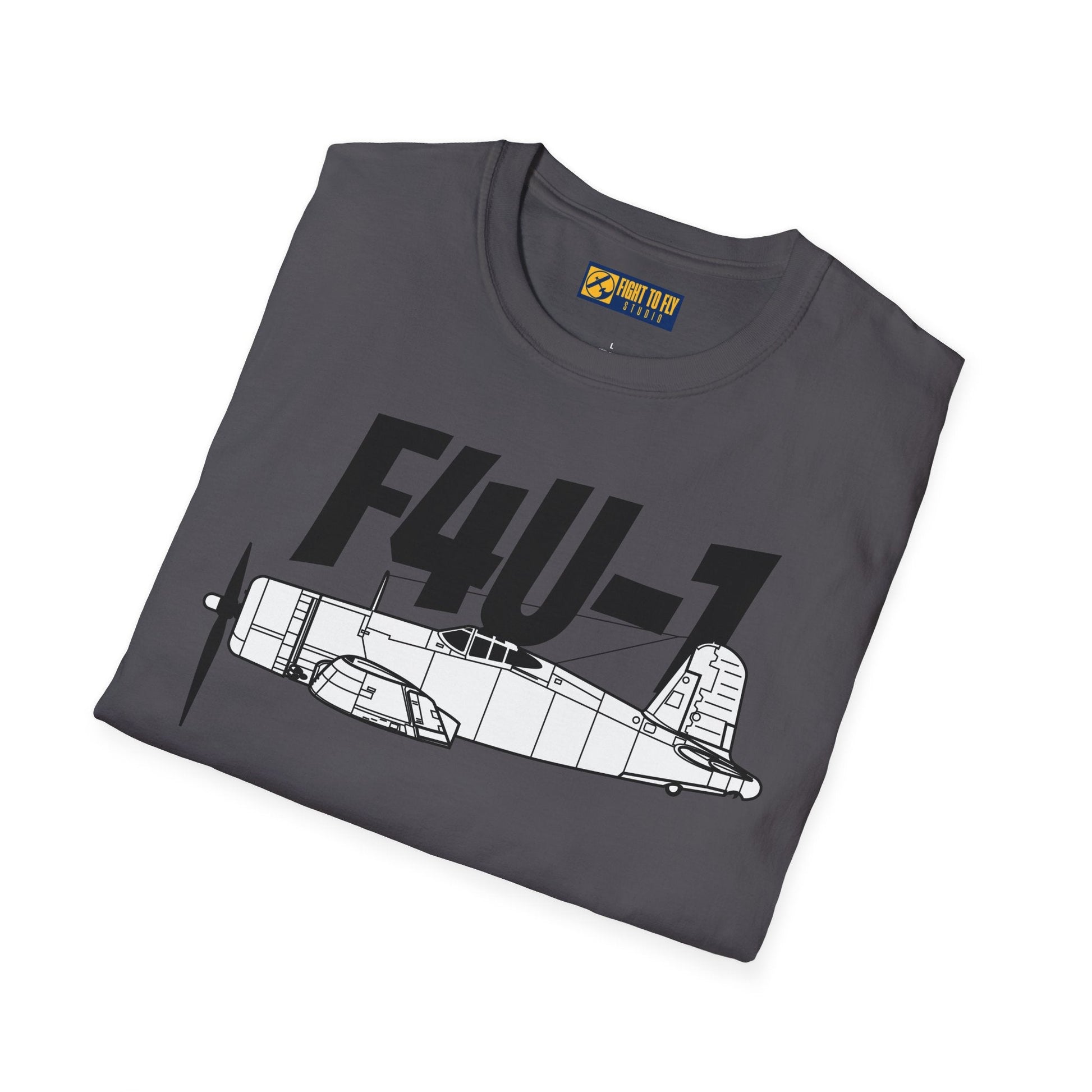 F4U-1 T-Shirt – WWII Naval Fighter Aircraft Tee - Pilot gifts - warbird t-shirt