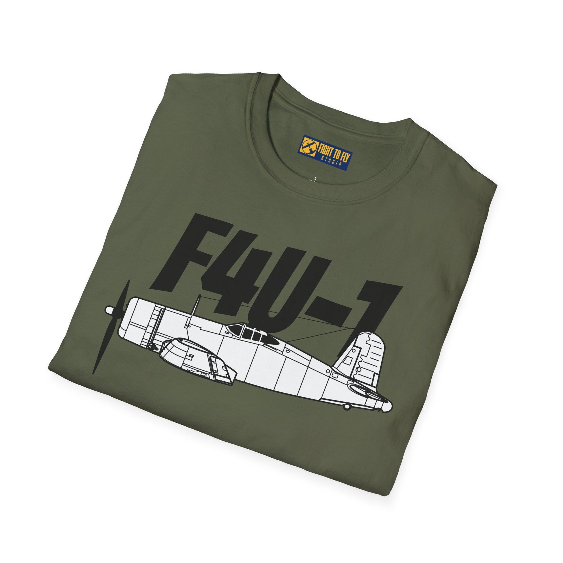 F4U-1 T-Shirt – WWII Naval Fighter Aircraft Tee - Pilot gifts - warbird t-shirt