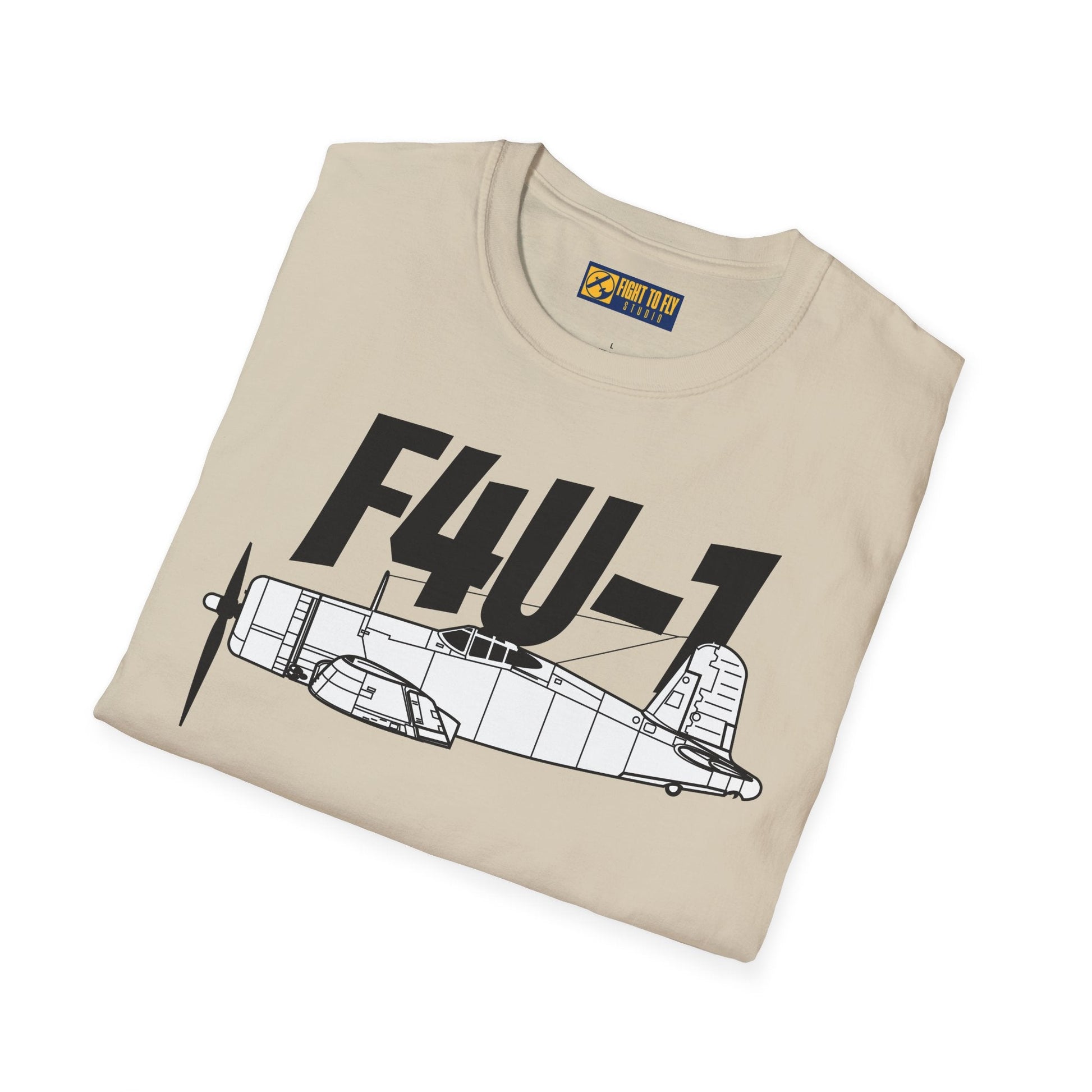 F4U-1 T-Shirt – WWII Naval Fighter Aircraft Tee - Pilot gifts - warbird t-shirt