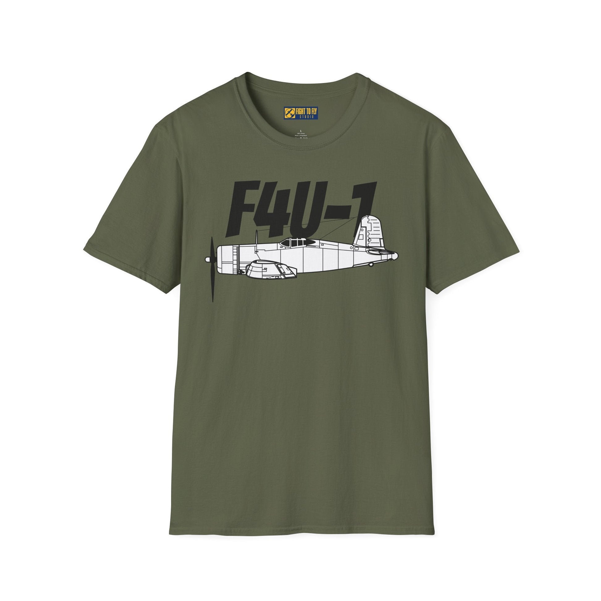 F4U-1 T-Shirt – WWII Naval Fighter Aircraft Tee - Pilot gifts - warbird t-shirt