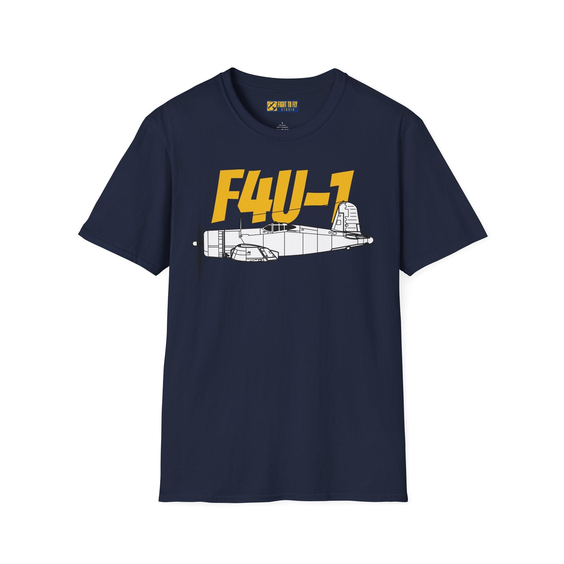 F4U-1 T-Shirt – WWII Naval Fighter Aircraft Tee - Pilot gifts - warbird t-shirt