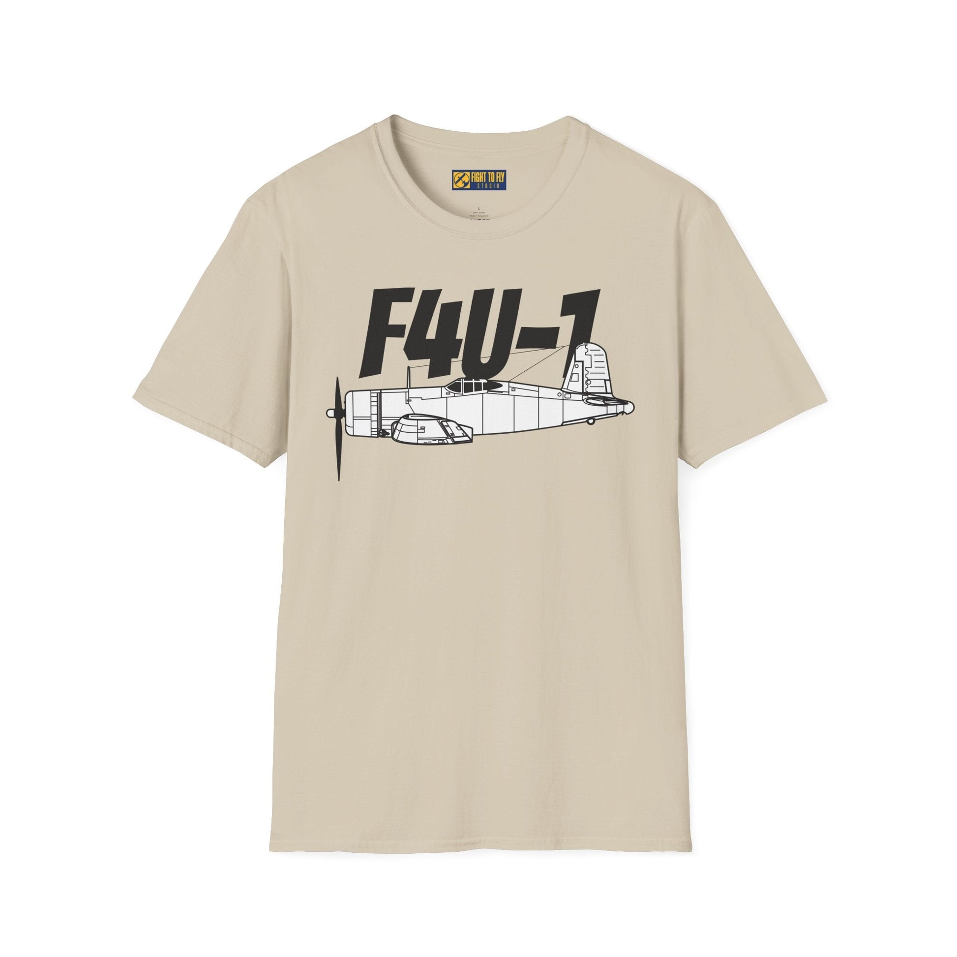 F4U-1 T-Shirt – WWII Naval Fighter Aircraft Tee - Pilot gifts - warbird t-shirt